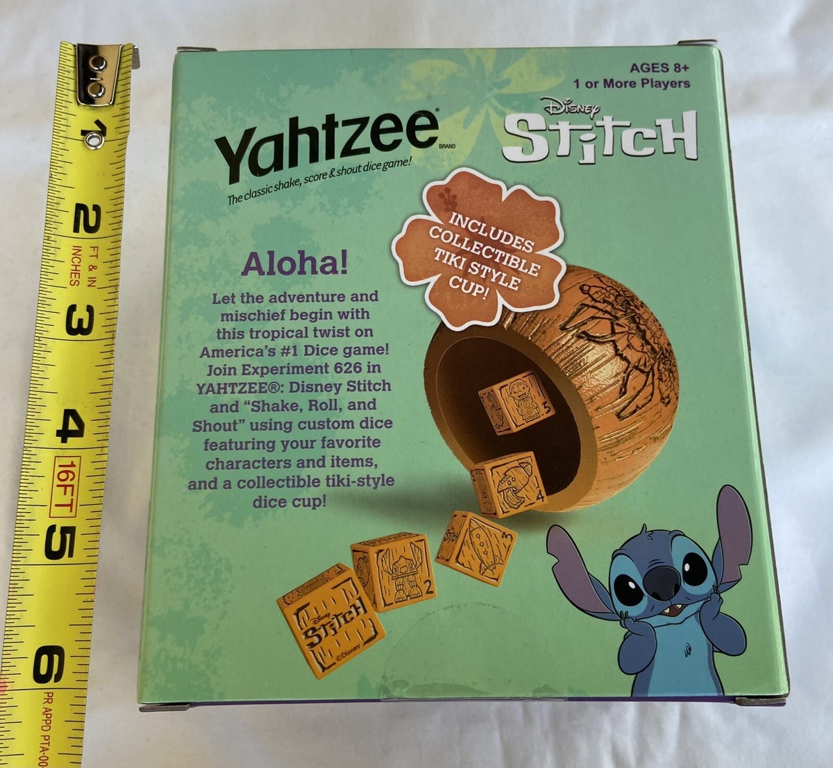 Disney - ヤッチー YAHTZEE Disney Stitch Board Game | GameStop