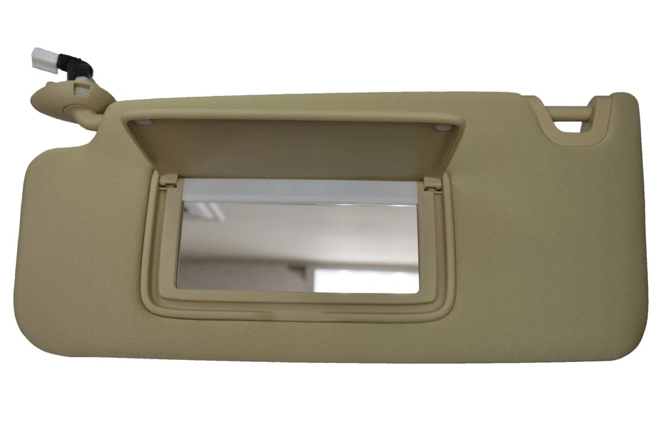 Sun Visor Beige with Light Left Side for 2010 2011 Honda Accord Crosstour EX EXL Foto 4 de 4
