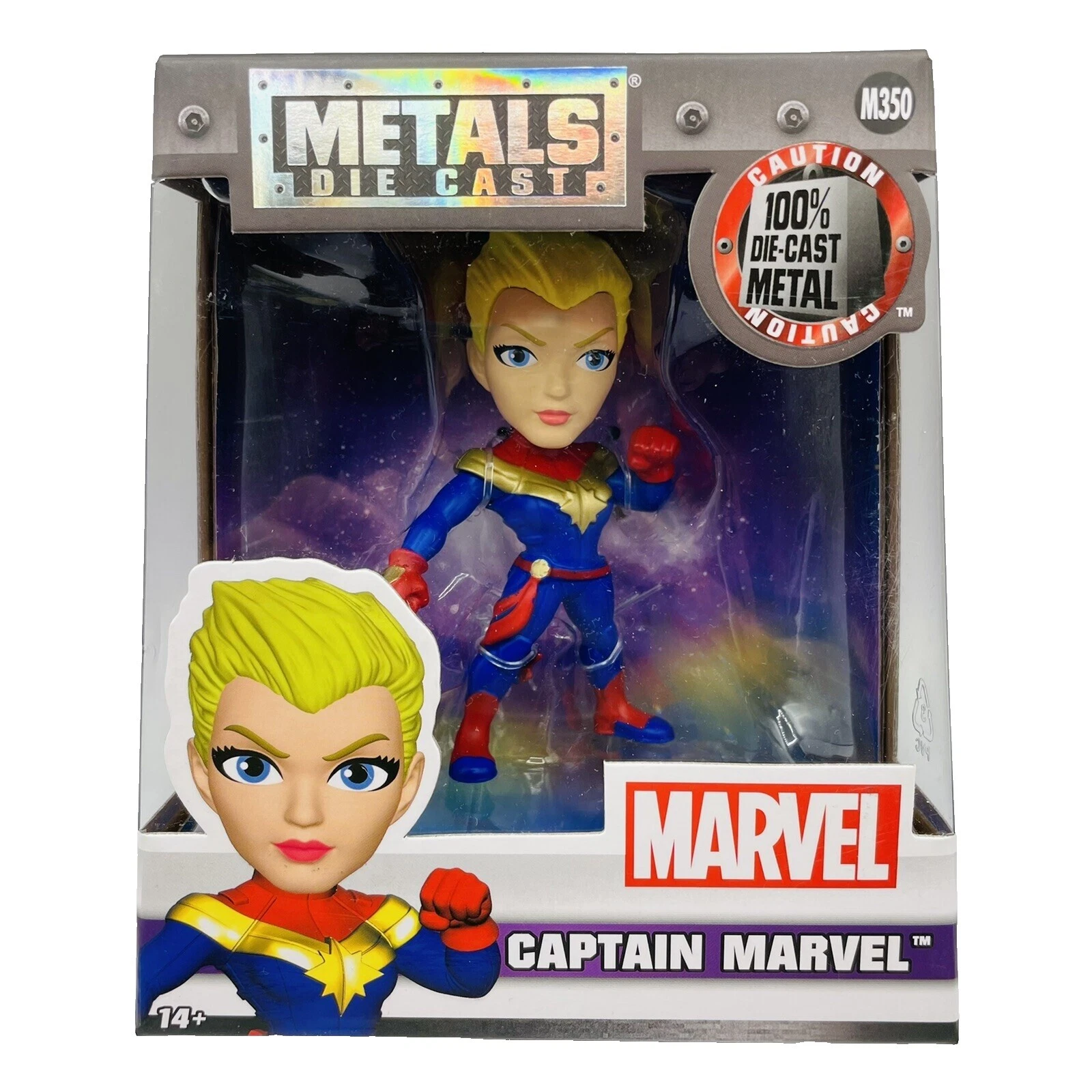 Figura de acción de Marvel Capitán Jada Toys Accesorios