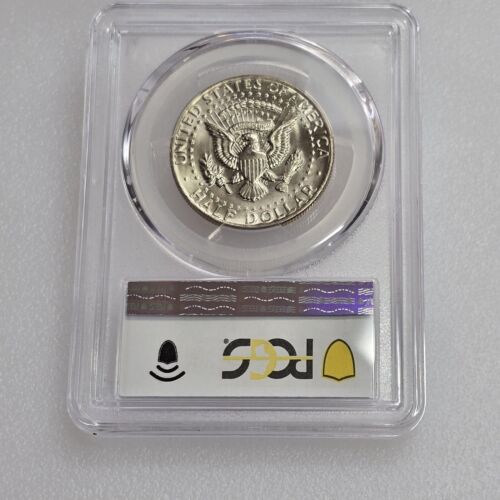 Lote de monedas de 50c Kennedy 1974 medio dólar graduación profesional MS65 sin circular 2245 - Imagen 8 de 12