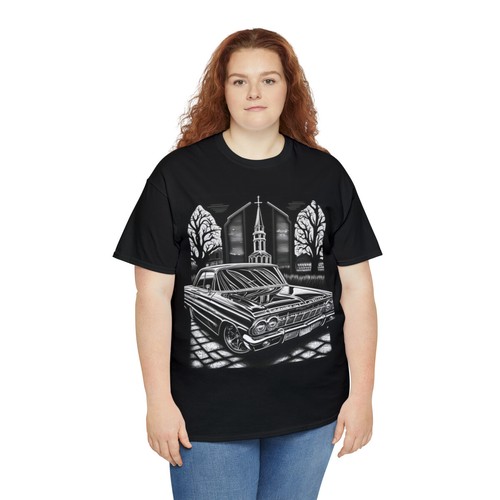 Vintage Style Lowrider T Shirt Chicano Cholo Art Graphic Tee Cars Homie Gangster - Picture 6 of 17