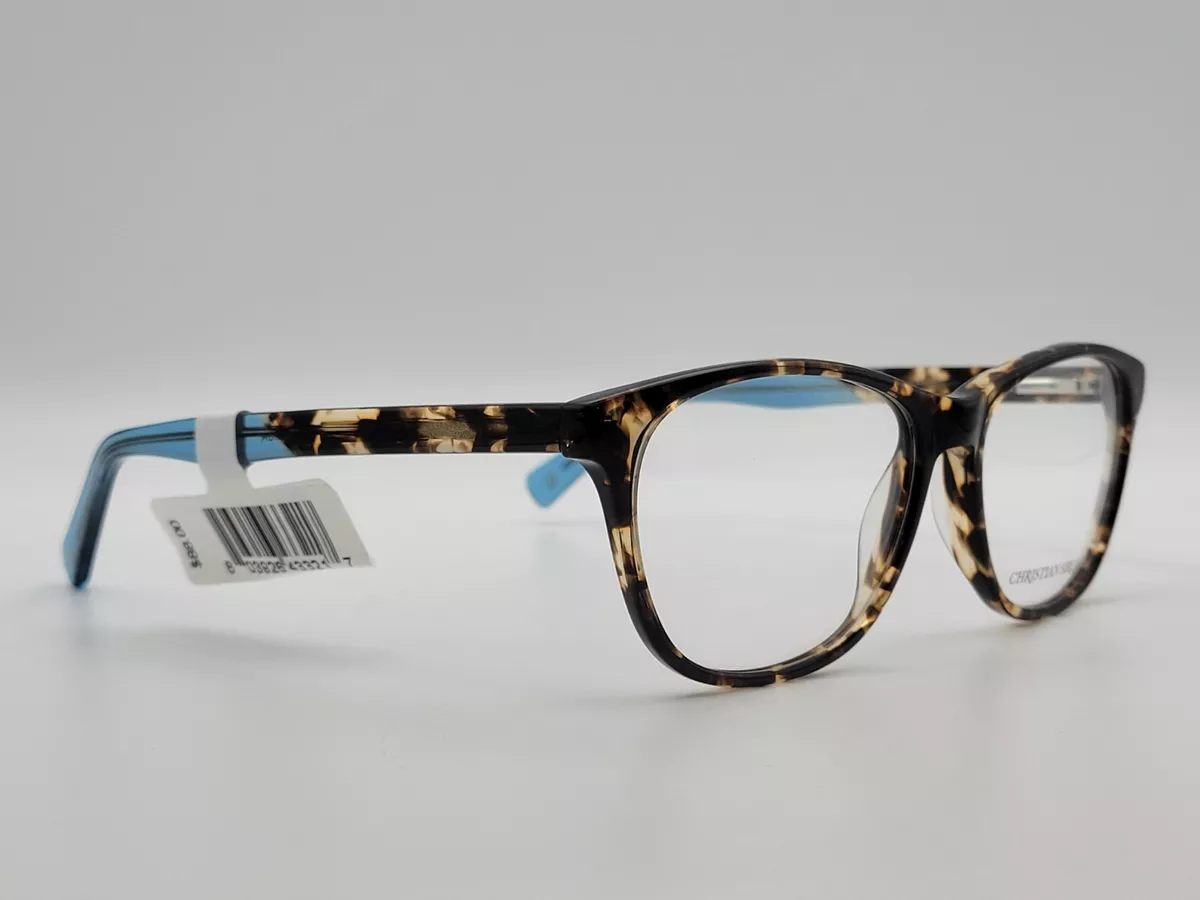 Christian siriano cheap glasses tortoise