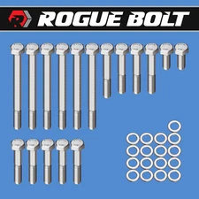 BBF WATER PUMP TIMING COVER BOLTS HEX STAINLESS STEEL KIT BIG BLOCK FORD 429 460