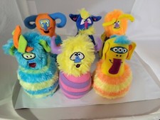 Melissa and Doug Monster Bowling 6 Wacky Plush Pins No Ball