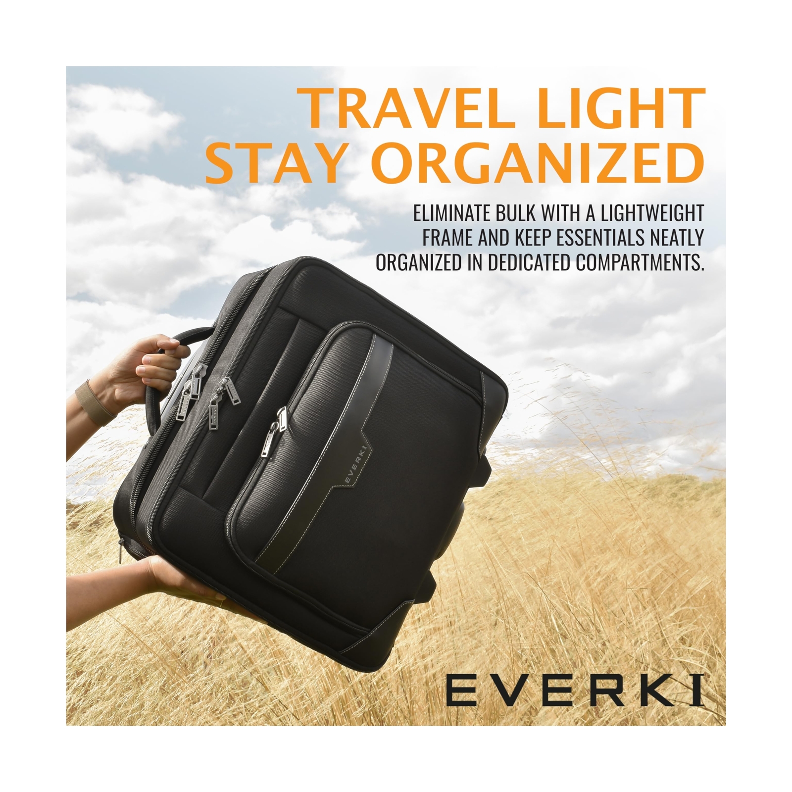 Everki Journey Business Professional 16-Inch Laptop Trolley Rolling Briefcase...