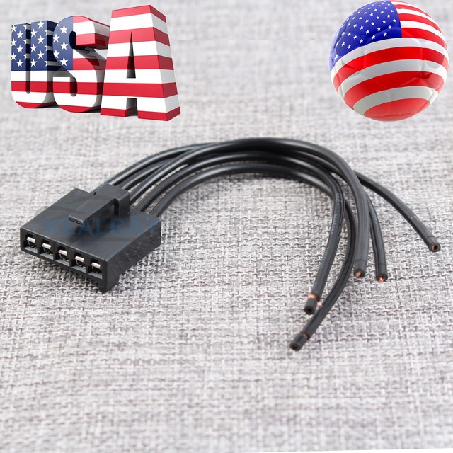 Blower Motor Resistor Harness Pigtail Connector For Chevrolet GM Ford