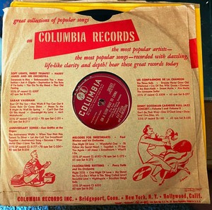 Kay Kyser On A Slow Boat To China In The Market Pl Of Old Mont Columbia 301 Ebay