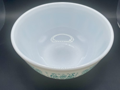 Vintage Pyrex Amish Butterprint 3er Set Mischschalen Türkis 401 402 403 - Bild 4 von 17