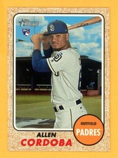 ALLEN CORDOBA 2017 Topps Heritage Rookie RC #569