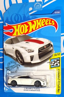 Hot Wheels 2020 HW Speed Graphics Series #137 '17 Nissan GT-R (R35