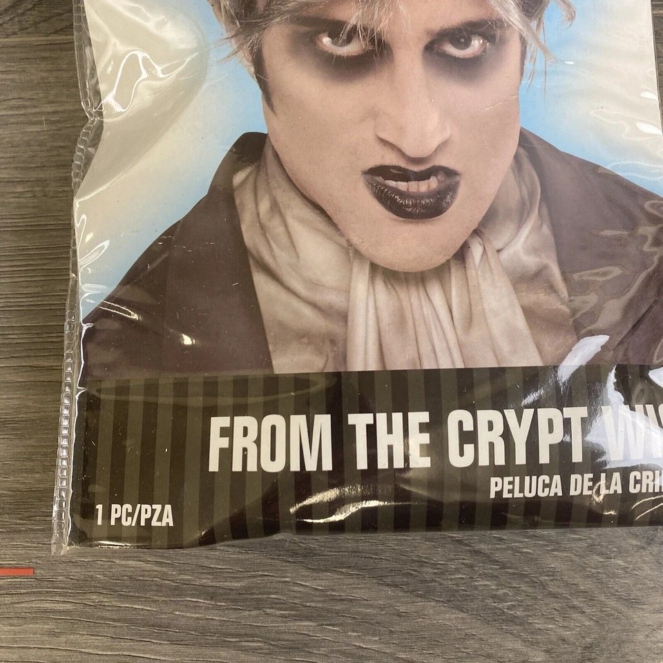 Зомби из склепа серый Хэллоуин ужас карнавальный костюм парик костюм косплей новый - Изображение 2 из 4