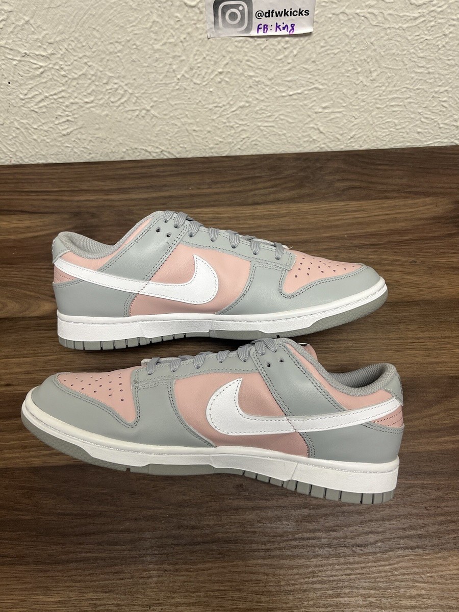 Size 8.5 - Nike Dunk Low Soft Grey Pink W | eBay