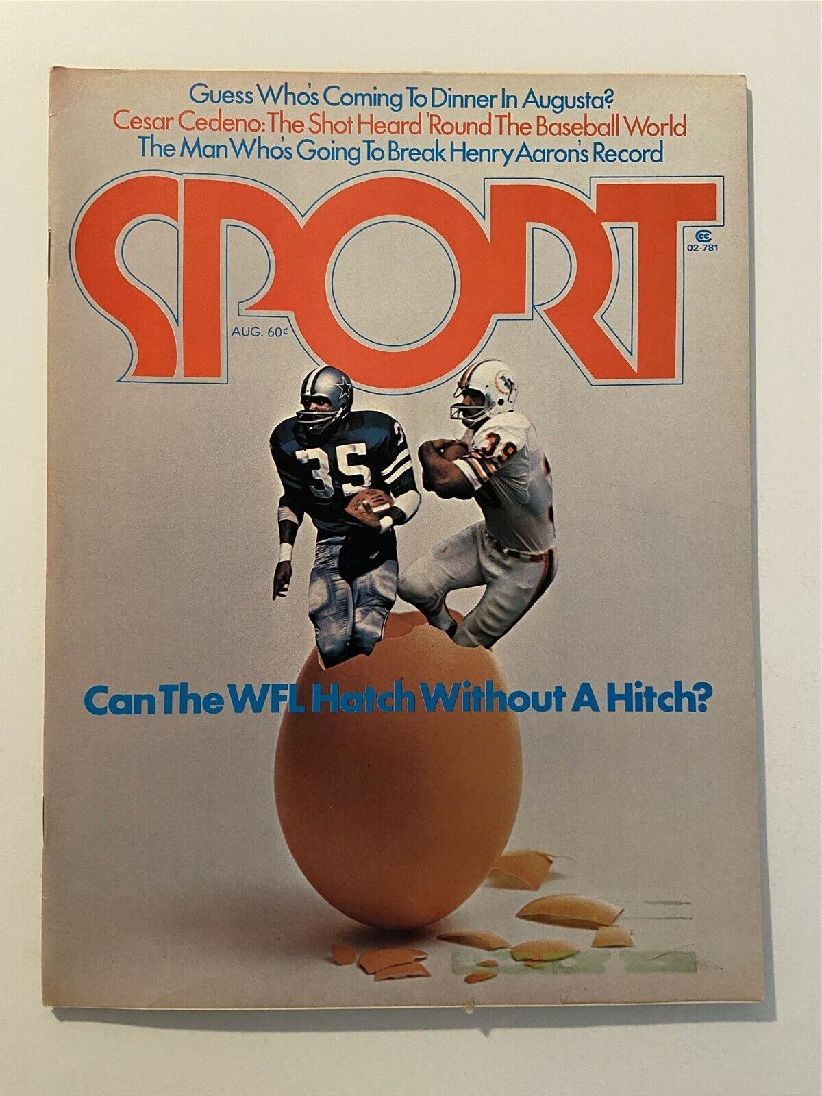 1974 Sport Magazine MIAMI Dolphins HI Dallas CSONKA Ranking TOP13 CALVIN Cheap super special price LARRY