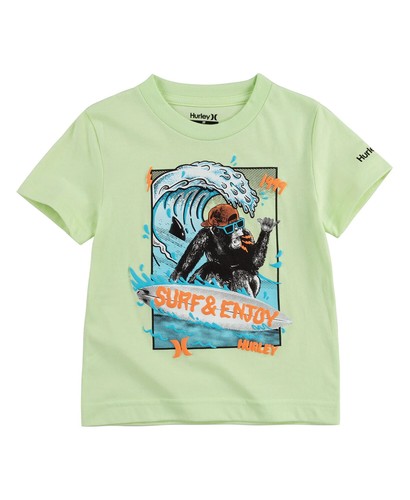 HURLEY Light Green Surf Chimp Tee SURF 