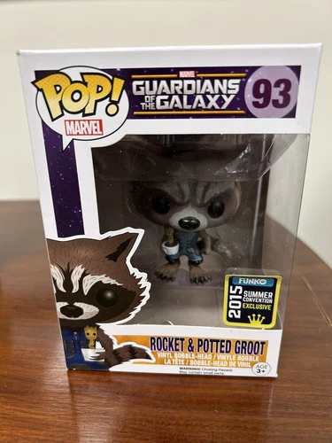 Funko Pop! Rocket with Potted Groot #93 SDCC 2015 Limited Edition