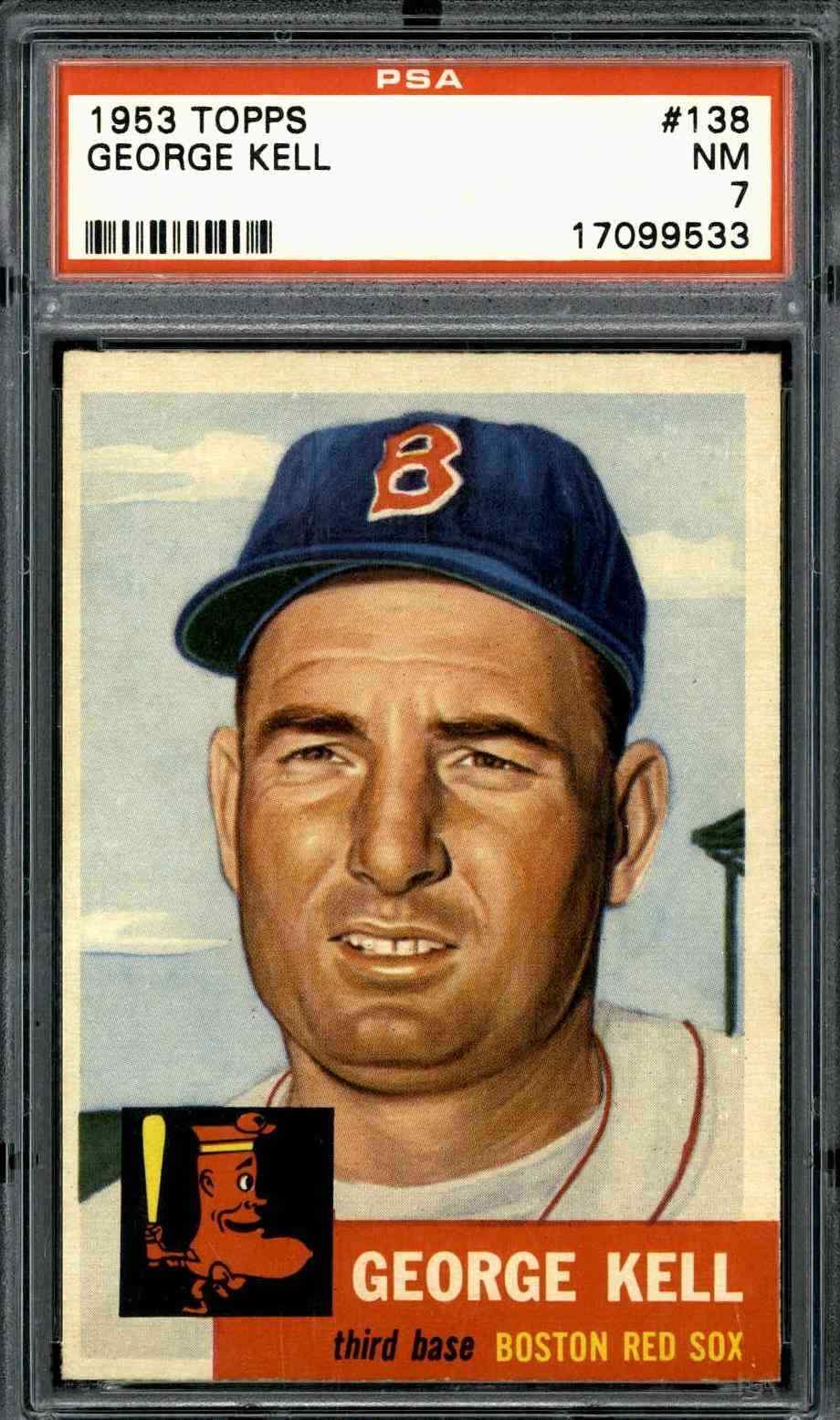 1953 Topps #138 George Kell - PSA 7
