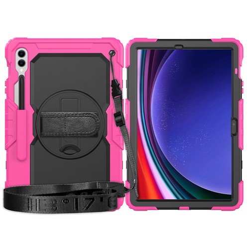 For Samsung Tab S10/Ultra/ S9+ FE Silicon +PC Armor Stand Shockproof Tablet Case - 第 53/78 張圖片