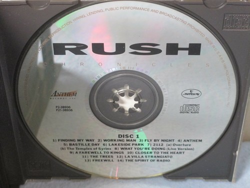 Rush - Chronicles (2 CD - 1990  Mercury P2 38936/P21-22 38936) Neil Peart  - Imagen 4 de 4