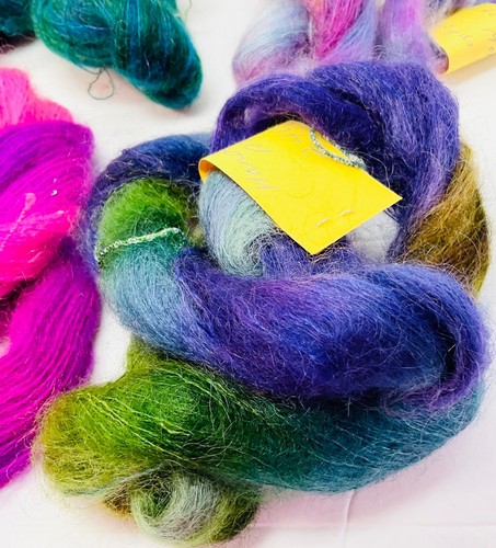 Lucci/ZephyrDesignsMohair Unit of 1 SelectFromDropDownMenuHandPaintedMohairNew2 - Picture 5 of 20