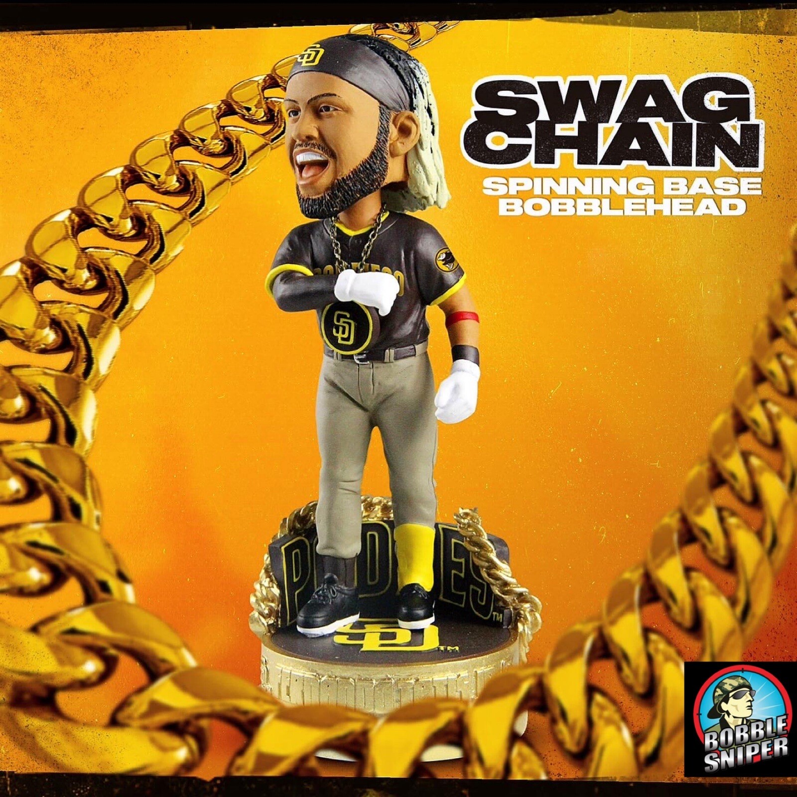 FERNANDO TATIS JR. San Diego Padres "Swag Chain" Spinning MLB Bobblehead eBay