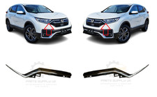 NEW FOR HONDA CR-V 2020-2022 FRONT CENTER GRILLE CHROME STRIP UPPER PAIR SET