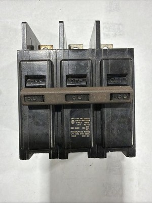 ITE Imperial Type EQB 60A 3-Pole Circuit Breaker 240V EQB360