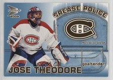 2003-04 Pacific Prism Crease Police Jose Theodore #5 n1u