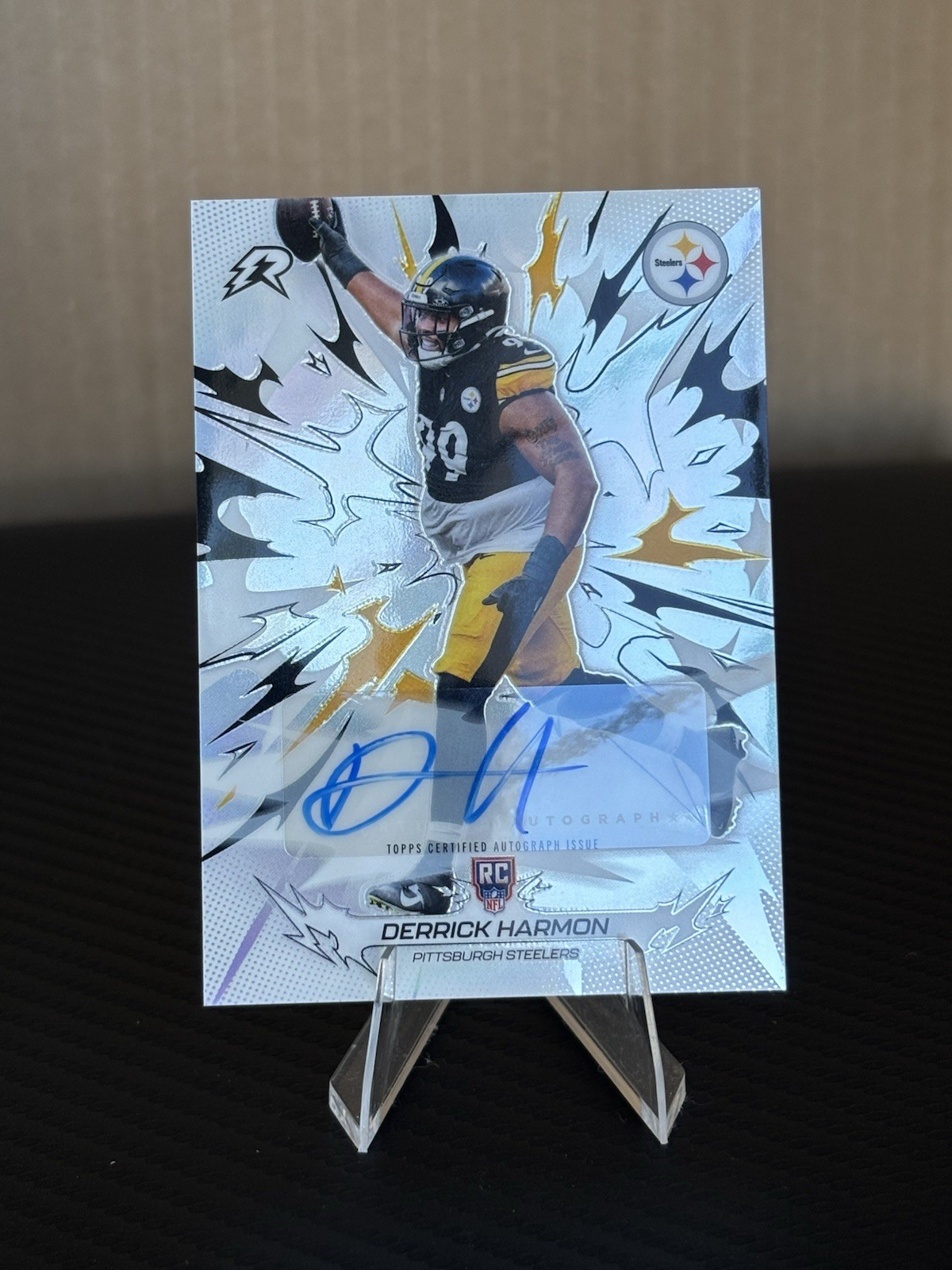 Topps 2025 Topps Chrome Derrick Harmon Rookie Auto RA-DH Steelers
