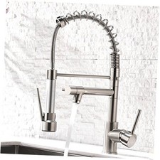 Contemporary Kitchen Sink Faucet,Single Handle Brushed Nickel kitchen faucet