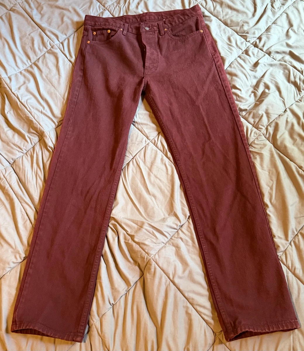 Levi's Denim Red Jeans for Men for sale | eBay