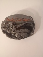 Harley Davidson Brass Belt Buckle1990 Iconic