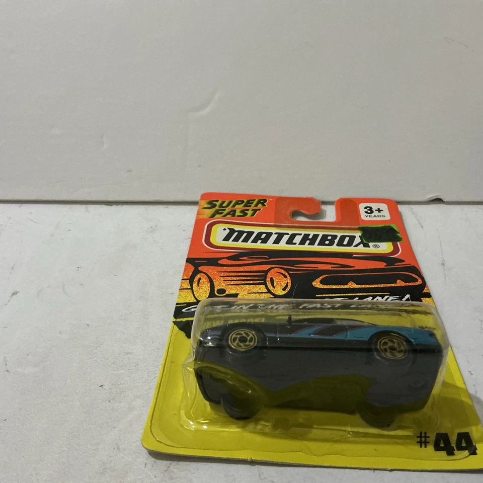 1993 Matchbox Super Fast New Model #44 FORD PROBE GT #MB250 - Thailand - Mint - Image 4 of 4