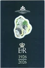 2026 Samoa 100 Tala Anniv Queen Elizabeth Polymer Banknote P56 Folder Low Serial