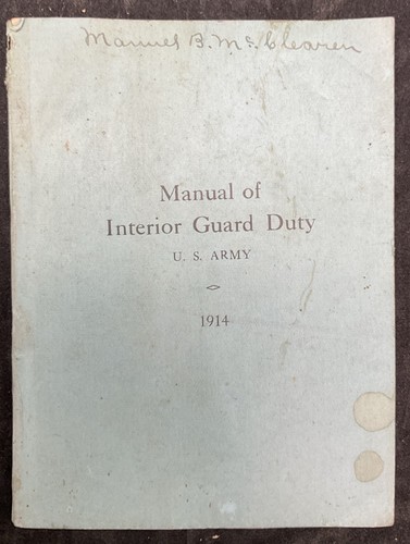 Diccionario de servicio de soldados de la Primera Guerra Mundial y manual de guardia interior 1914 Stk#3@201 - Imagen 2 de 14