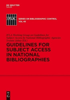 IFLA Working Group  Guidelines for Subject Acces (Gebundene Ausgabe) (US IMPORT)