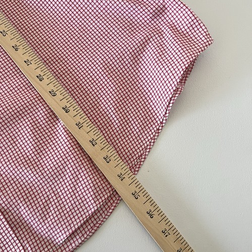 Cutter & Buck Shirt Mens 2XB Red Big & Tall Check Button Up Easy Care Tattersall - Picture 9 of 9