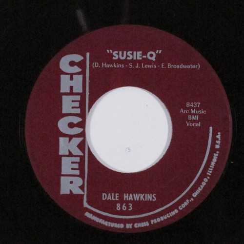 Rockabilly 45 DALE HAWKINS Susie-Q CHECKER VG+ HEAR i