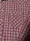 Wrangler Men's Dress Shirt Plaid Long Sleeve Button-Up Front Pocket Pearl Snap — photo 4
