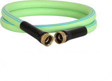 Female to Female Heavy Duty Garden Hose 5 Ft X 5/8 Inch Green Water Hose Short C