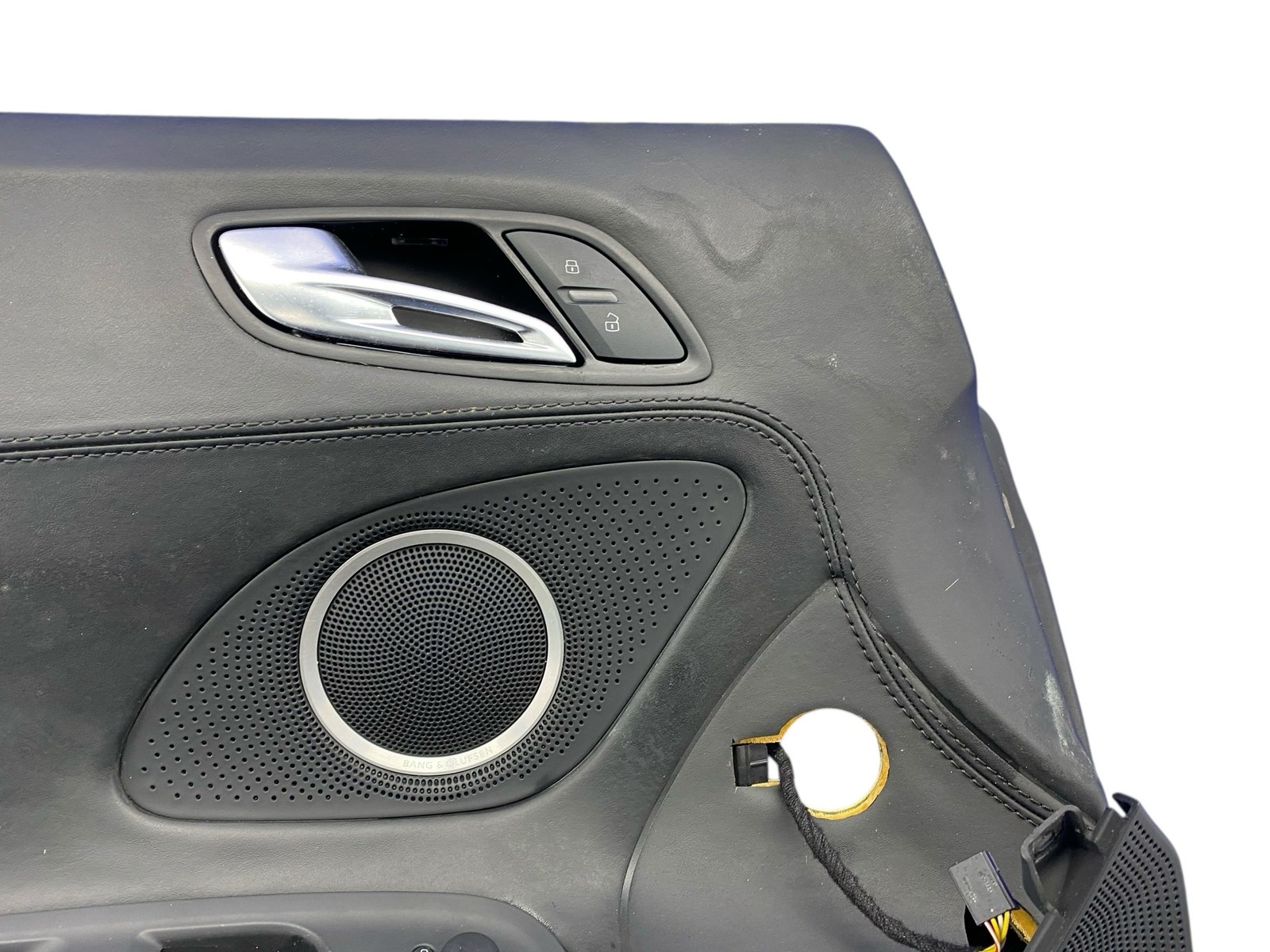 2011-2015 AUDI R8 SPYDER CONVERTIBLE FRONT LEFT DOOR TRIM PANEL BLACK LEATHER