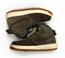 Nike Lunar Air Force 1 Duckboot 805899-200 SZ 13 Army Olive Black - No Insoles