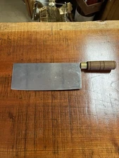 Vintage R.H. Forschner Co. Stainless Steel Meat Cleaver With Wood Handle