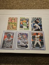 LOT OF 6  JJ Bleday RC Marlins Athletics Topps Bowman 1st