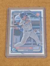 Matt Shaw 2024 Bowman - Chrome Prospects #BCP-30 Refractor /499 (RC) - Cubs