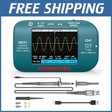 Professional 10MHz Oscilloscope USB Rechargeable