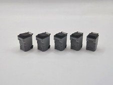 1/64 Scale Trash Bins *5 Pack* in Grey