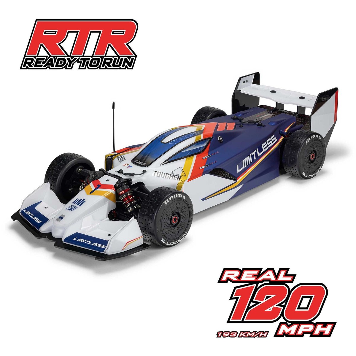 Arrma 1/7 LIMITLESS 8S AVC 4X4 RTR Brushless Street Speed, White