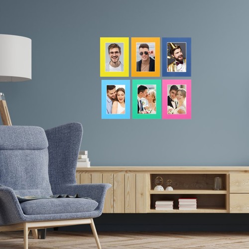 30 Pcs Photo Frame Decorative Paper Diy Picture Cute Frames Mini - Picture 6 of 12