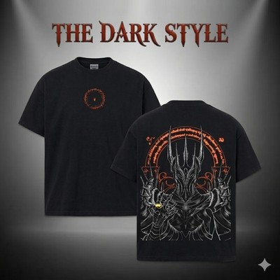 Lord Sauron Lord Of The Rings Fantasy Graphic Tee Mens T-Shirt Version 4