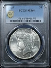 1935 PEACE DOLLAR $1 PCGS MS64 (PQ377)